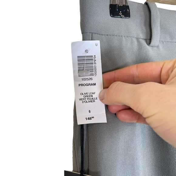 Aritzia Babaton Program/Quant Pant (size 6) High Rise Flare Olive Leaf Green - Picture 6 of 15